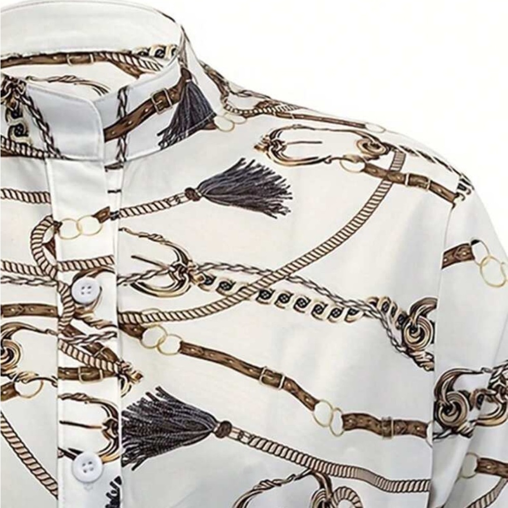 Boho button down top - Picture 3 of 4